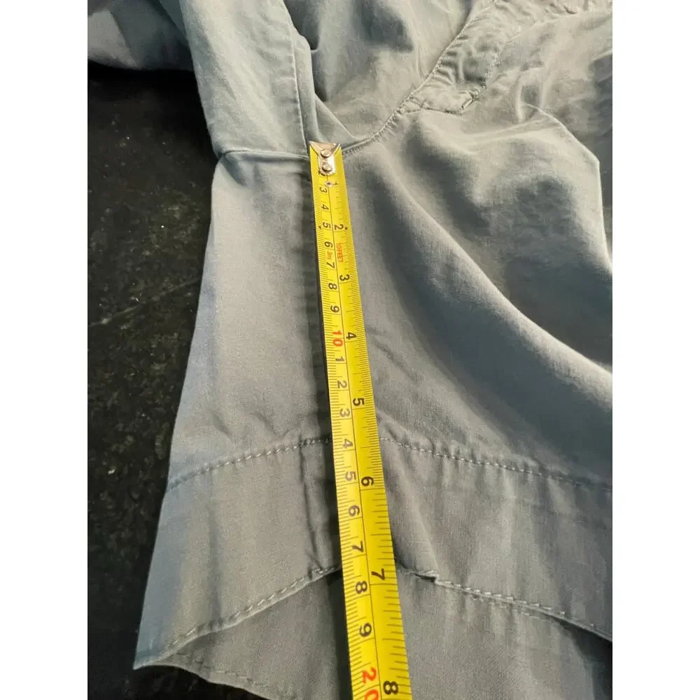 Dockers blue gray twill shorts 34   100% cotton